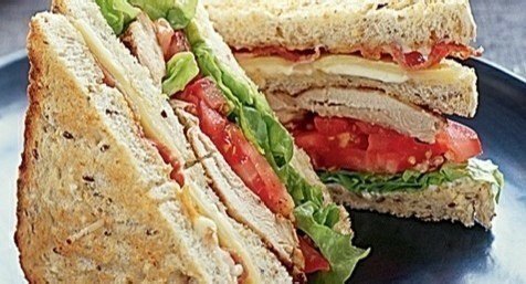 Chicken Club Sandwich - Lamandine.co.uk - L'Amandine Coffee Shop